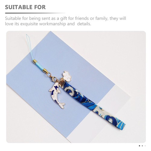 2 Pcs Koi Mobile Phone Lanyard Hanging Rope Cellphone Wrist Strap - 第 11/12 張圖片