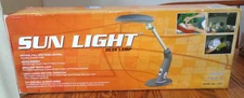 LIGHTS OF AMERICA Fluorex Technology SUN LIGHT Desk Lamp ~ Model No. 1137 ~ NEW!