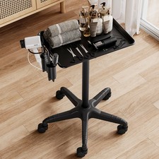 Rolling Salon SPA Tray Tattoo Beauty Adjustable Height Hair Salon Trolley Cart