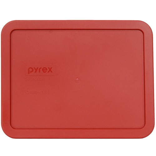 Pyrex 7211-PC 6 Tazze Coperchio Rosso Papavero (Confezione da 2) - Foto 2 di 3