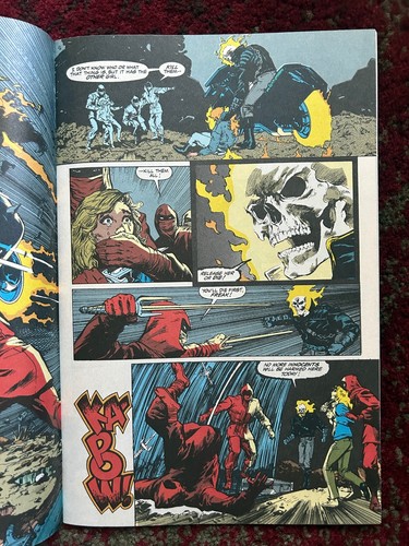 Ghost Rider #1 Daniel Ketch 1st Appearance Key Issue 1990 Marvel Comics XLNT CND - Picture 10 of 21