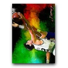 Kevin McHale #4 Art Card Limited 23/50 Edward Vela Signed (Boston Celtics)