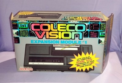 ColecoVision Expansion Module #1 Atari 2600 VCS Game Adapter in Box TESTED NM