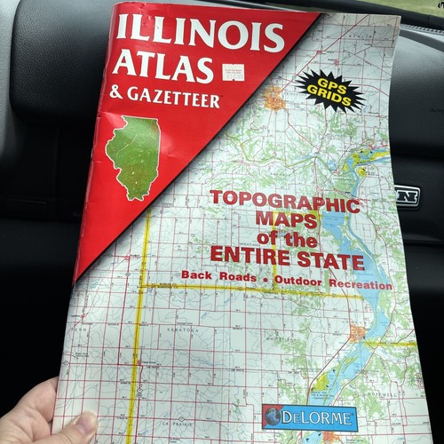 DeLorme First Edition Topographical Road Atlas and Gazetteers IL - 第 1/5 張圖片