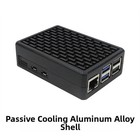 Aluminiumlegierung Schale Abdeckung für Raspberry Pi 5 mit Wärmeableitung Pads