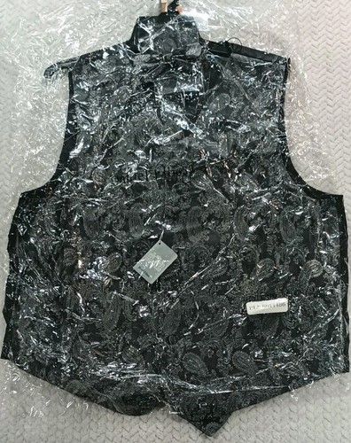 Daniel Ellissa Silver Paisley Tuxedo Vests Sets VS806 - Picture 2 of 22