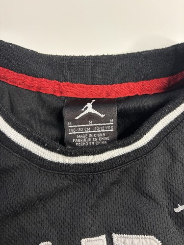 Air Jordan “Fly Since 1982 Become Legendary” Jersey Black Boys Size Medium - Picture 5 of 6