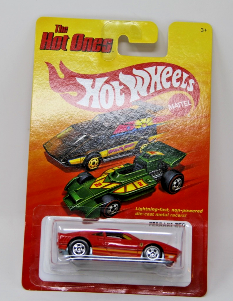 Hot Wheels The Hot Ones Ferrari GTO w/Protector Red Rare