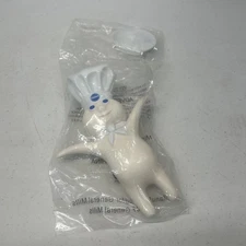 Pillsbury Doughboy Vinyl Hands Up. Pop n Fresh 8 " 2007 With Stand New!