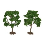 2pcs 10cm/3.94 Model Trees Layout Train Street Railroad Diorama Wargame Scener
