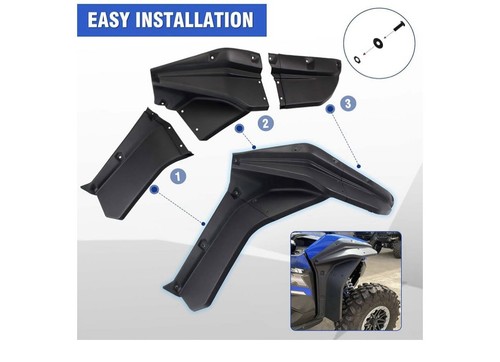 Guardabarros acampanados de guardabarros extendidos XXL 99994-1324 para Teryx KRX 1000 2020-2025 - Imagen 3 de 10