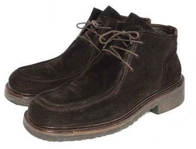 Mare Uomo Italian Dark Brown Suede Ankle Boots 11½