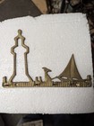 NAUTICAL BRASS KEY HOLDER 7"X5"