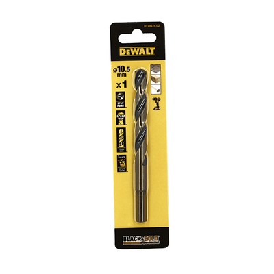 Bohrer Dewalt HSS-G Gold & Black Ø 10,5x87x133mm (x1)