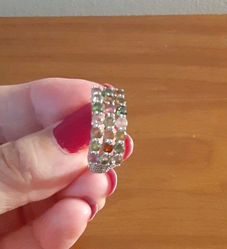 3-reihiger - Multi Turmalin Ring - Bild 4 von 6