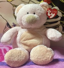 TY Pluffies - PINKS the 2002 Bear 10" NEW NWTs Soft Plush Stuffed Animal Toy