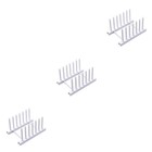 3 PCS Abtropfgestell Für Geschirr Küchen Aufbewahrung Geschirrständer