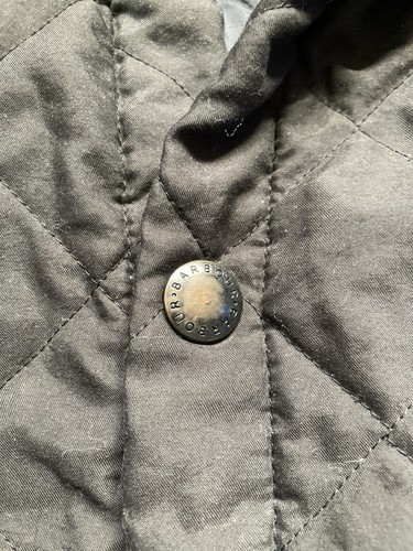 Barbour Herren große Größen braun Diamantschliff "New Eskdale" wattierte Jacke mit Logo - Bild 8 von 12