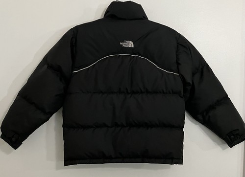The North Face Black Down Filled Zip Puffer Jacket Boys Small Ski Winter Snow - Picture 2 of 8