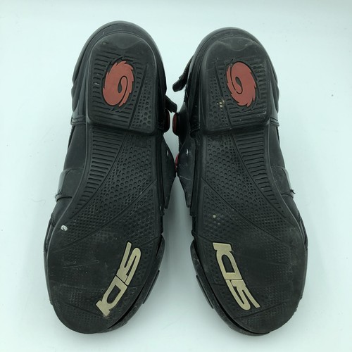 SIDI Streetburner Mens 8.5 Black Motorcycle Enduro Low Cut Boots - Picture 7 of 11