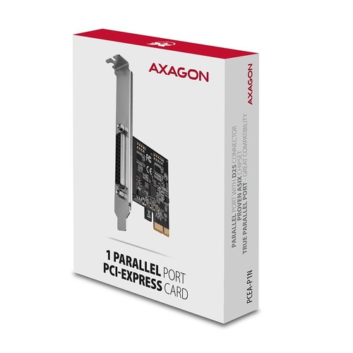 8595247906434 AXAGON PCEA-P1N, kontroler PCIe 1x port LPT Axagon - Zdjęcie 5 z 5