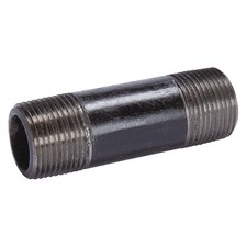 GRAINGER APPROVED 40804GR Black Pipe Nipple,Threaded,1-1/2x3 In 1XLE9