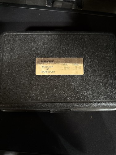 Harvard Apparatus 724496 Pressure Transducer. Hard case - Picture 6 of 6