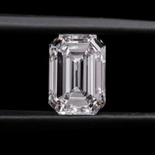 Loose 6.00 CT Emerald Cut Lab Grown CVD Diamond Natural D Color VVS1 Certified