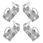  4 Pcs Outdoor Antenna Bracket Mount Pole Brackets Mounts and Alloy