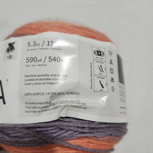 Lion Brand Yarn Mandala Cake Pegasus 5.3 Oz - Picture 4 of 9