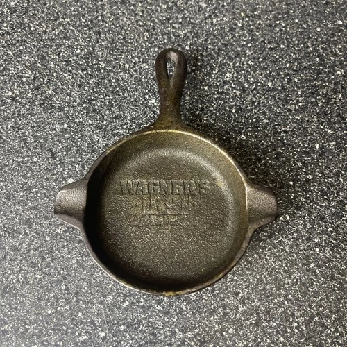 Wagner Ware Cast Iron 1891 Anniversary Ashtray Skillet - Sidney, Ohio