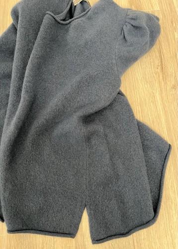 ALICIA ADAMS ALPACA Blau Fuzzy Baby Wolle Rundhals Pullover Sweater Damen S - Bild 15 von 17