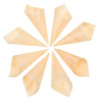 50 stücke Eis Creme Packing Kegel Einweg Holzkegel Abbaubare Bonbonkegel