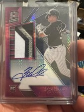 2020 Spectra Zach Collins Patch Auto /49