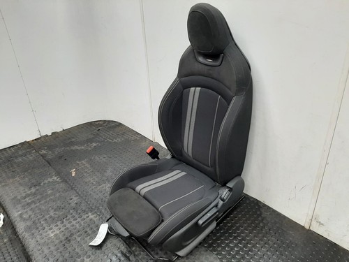 2020 MINI (BMW) F56 Left FRONT SEAT Black With Cloth ALCANTARA JCW - Picture 5 of 10