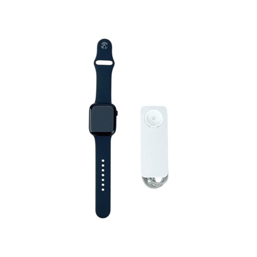 Apple Watch 7 GPS Aluminium Midnight 45mm Bransoletka sportowa Midnight - Zdjęcie 6 z 7