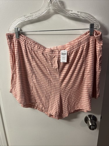 Neu mit Etikett Soma Cool Nights PJ Schlafshorts XXL rosa Streifen