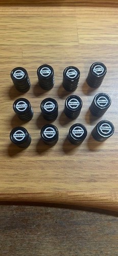 12X Car Wheel Tire Valve Stems Caps For NISSAN CARS  & TRUCKS, Aluminum