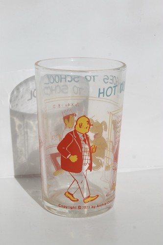 1970s Archie Comics Glasses. 5 Different Designs. 7 Total Glasses. - Picture 9 of 22