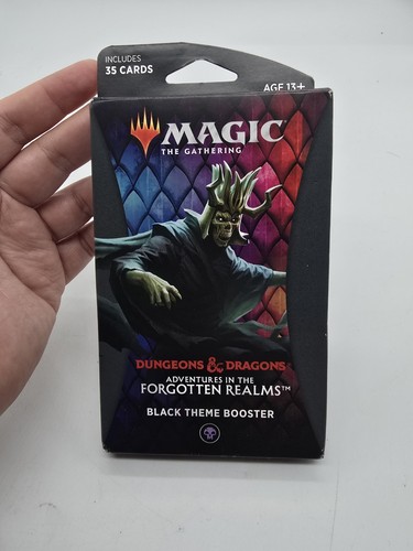 MTG - Adventures in the Forgotten Realms Theme Booster Pack - Black Theme New - Picture 2 of 4
