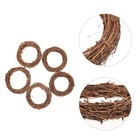  5 Pcs Christmas Decoration Naturkranz Bastelkranz Rattan Kranzmaking -Vorräte