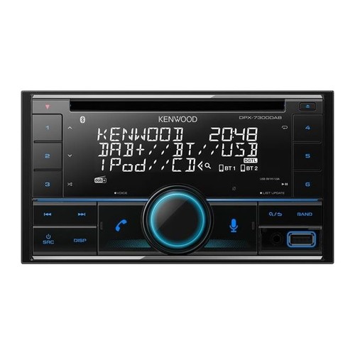 Kenwood Electronics DPX-7300DAB Nero Bluetooth - Foto 1 di 5
