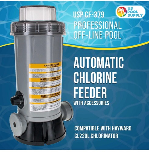 Professional Off-Line Pool Automatic Chlorine Feeder - 9 lb Chemical Capacity - Picture 3 of 11