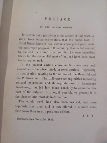 1859 Treatise On Landscape Architecture N America, Downing, illust antique book - Picture 15 of 24