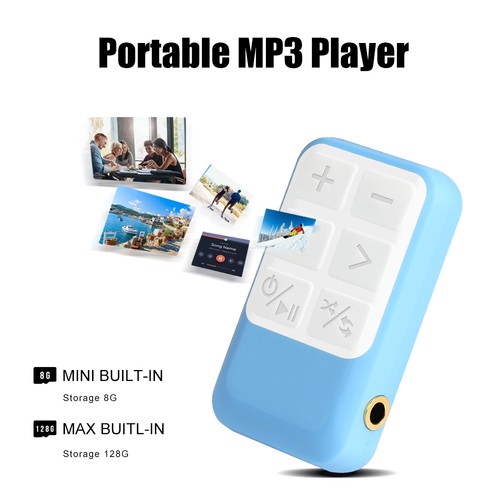 X18 MP3 Music Player Walkman 250mAh Hifi Mini Device Small Back Clip Walkman - Picture 2 of 8