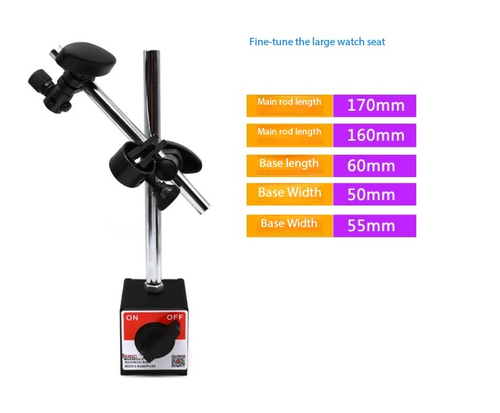 Mechanical Magnetic Large Dial Base Magnetic Lever Dial Indicator Holder - Picture 7 of 26