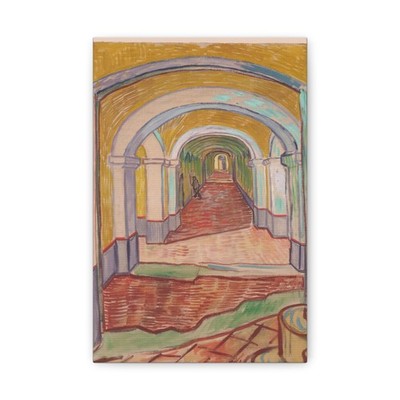 Corridor in the Asylum 1889 Vincent Van Gogh Fine Art Canvas Scott D Van Osdol