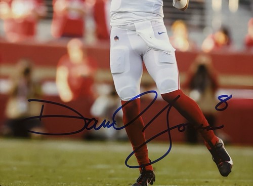 Daniel JONES Signed 8x10 Photo! NEW YORK GIANTS NYG INDIANAPOLIS COLTS QB W/COA - Picture 2 of 2