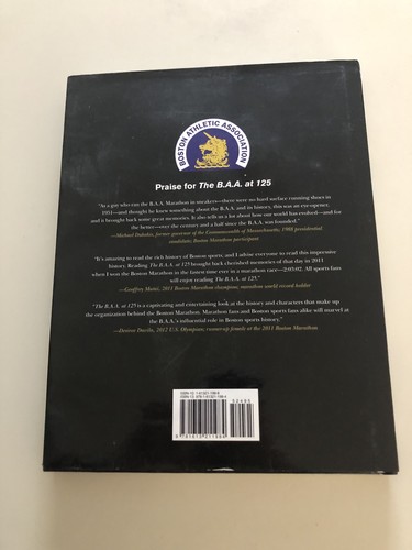 The B.A.A. at 125: The Official History of the Boston Athletic Assoc. GOOD Cond. - Picture 2 of 4