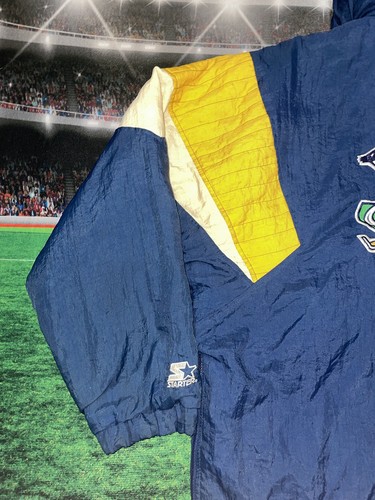 Notre Dame Starter Jacket Vintage 90s Pullover Sz XL Preowned - Picture 12 of 12